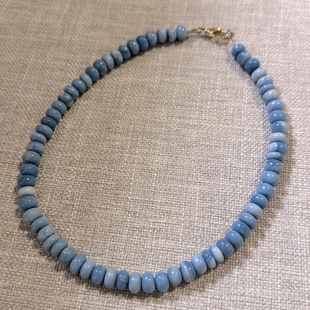 Opal Gemstone Beaded Necklace - Picture 2 of 5